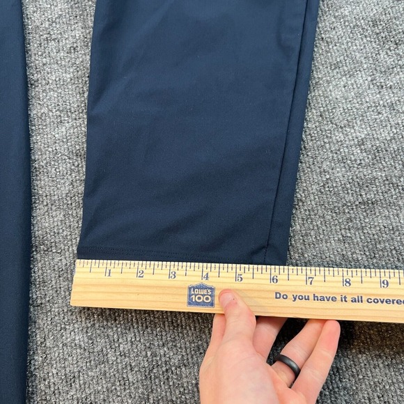 Lululemon Mens 34x27 True Navy ABC Slim-Fit Trouser Pant Warpstreme LM5AQYS - Picture 10 of 13
